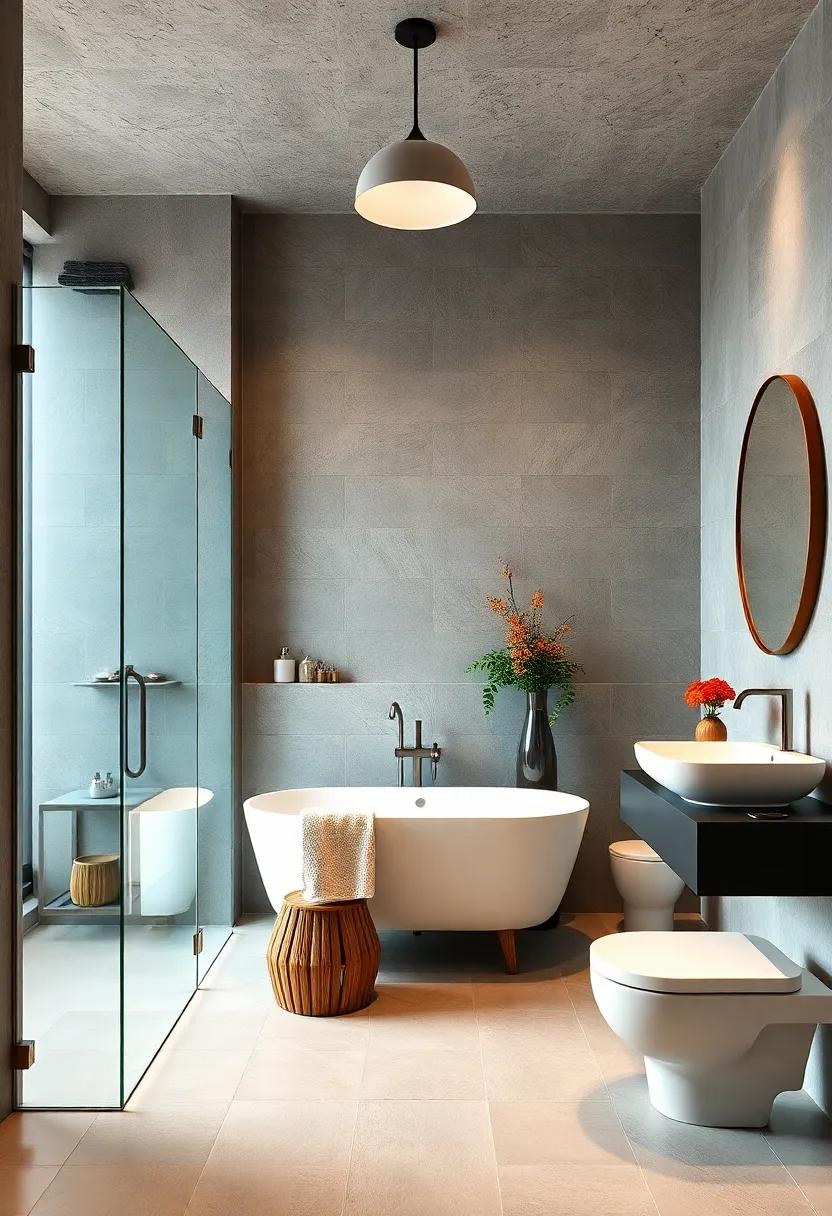 Install Glass Shower Doors: For an open feeling,consider frosted or clear glass shower doors that maintain visibility while remaining sleek