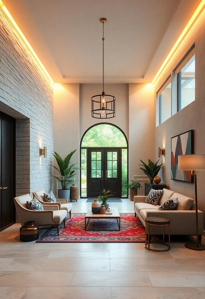 Balancing Warm and Cool Light Temperatures to Enhance Mood and Space Perception at the Entrance