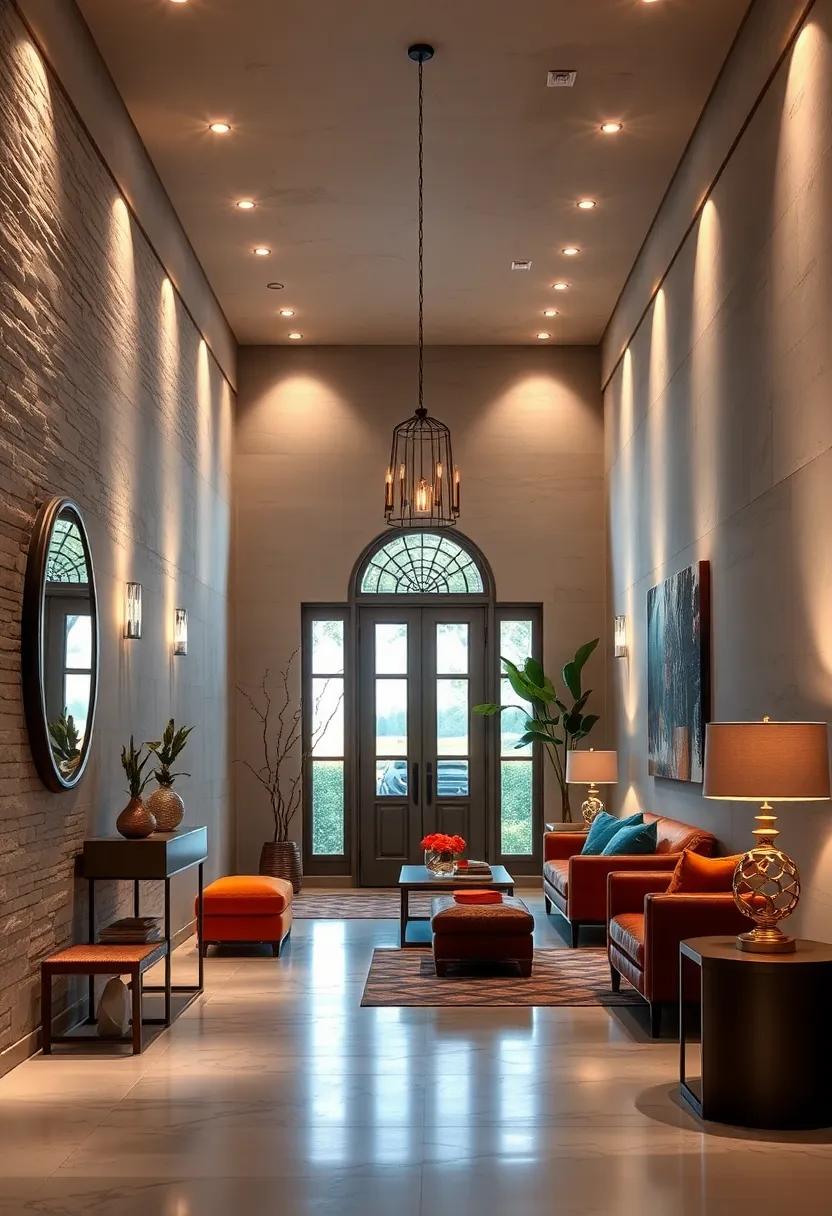 Multi-level Lighting that Highlights Different Textures, From Matte Walls to Glossy Finishes