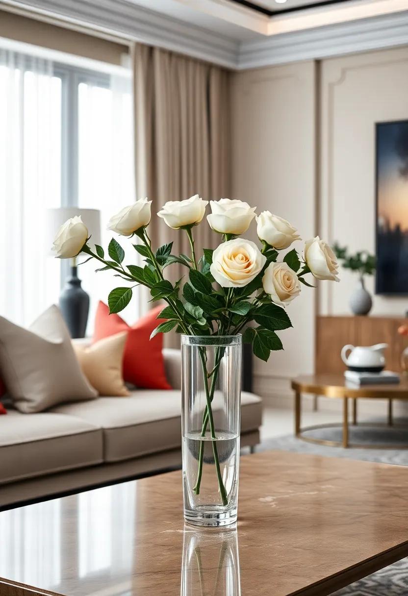 Transparent Bubble Glass Vases Capturing Light and Reflecting Hues in Vibrant Urban Settings