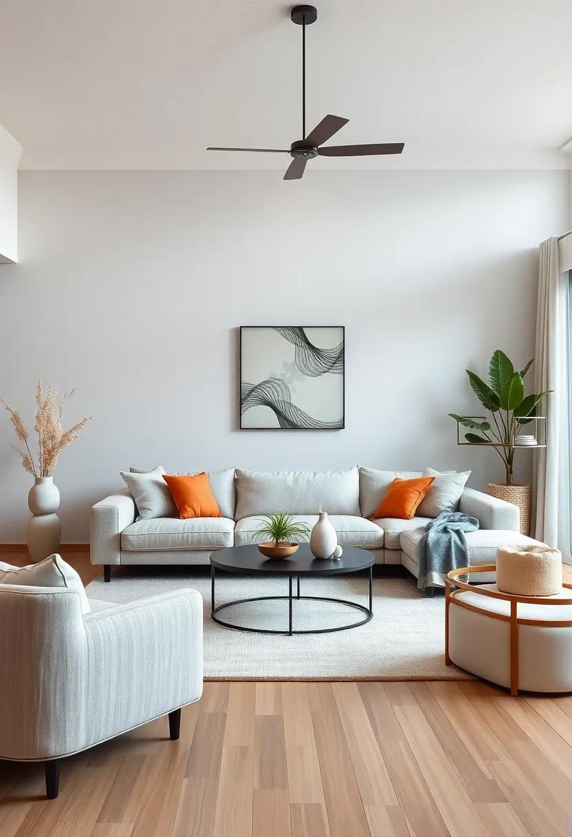 Embrace ‍Neutral ‍Palettes: Discover how soft​ beiges‌ and grays combined with​ a minimalist‌ sofa can create a‍ serene backdrop for your⁤ living‍ space