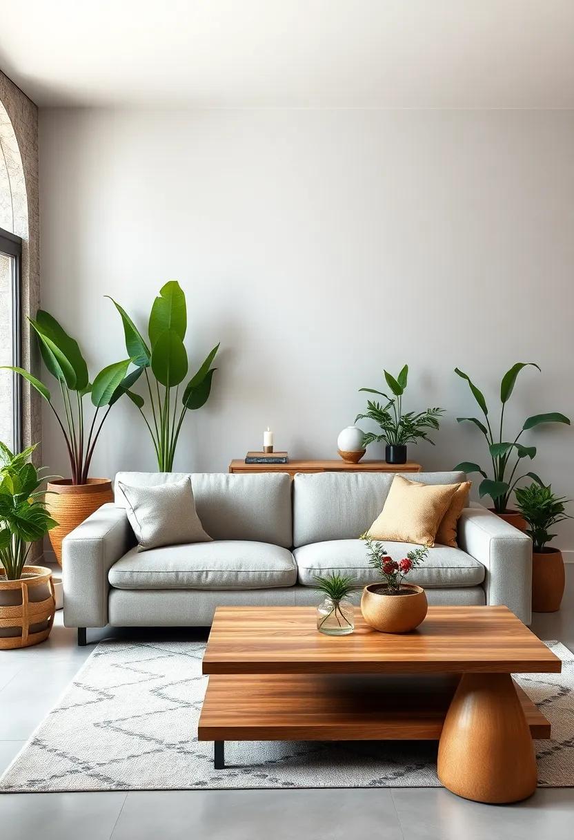 Incorporate Natural Elements: Use ⁤a minimalist sofa alongside indoor plants and natural ​wood accents to ‌bring a touch ⁤of nature ‍indoors