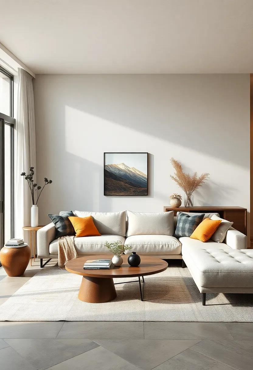 Infuse with Warmth: Discover ways ‍to‌ infuse warmth⁣ into ⁣a minimalist living room through soft textiles and natural ⁤fibers that create a cozy ⁣atmosphere