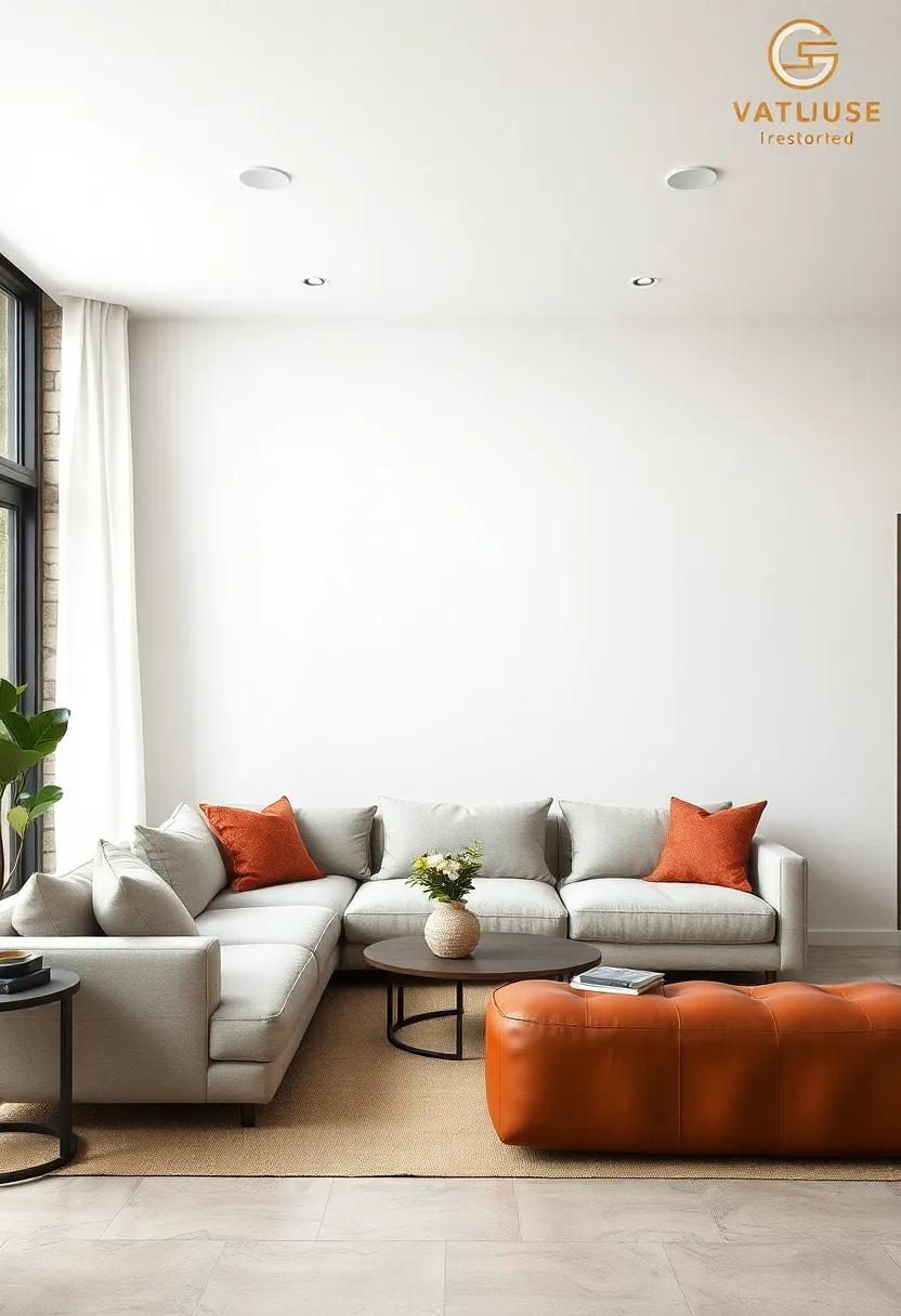 Layer⁢ Textures: Understand the role​ of different‌ materials, ⁢like linen and‌ leather, working ⁤together in a minimalist living room to​ add depth without​ clutter