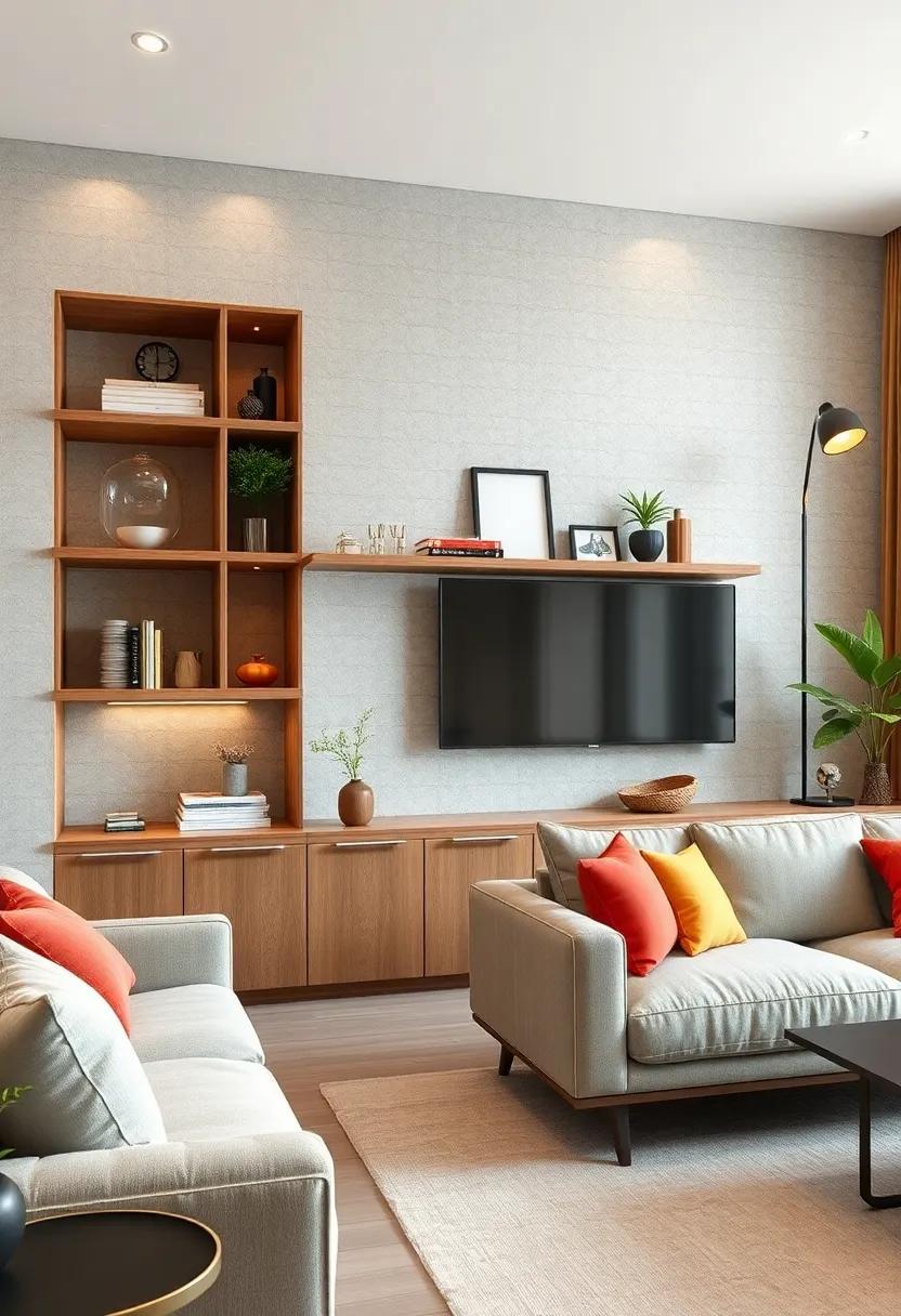 Hidden Storage: Unveil clever shelving designs with ⁣hidden compartments for a neat appearance‍ and the ⁣ability to stash away items​ discreetly