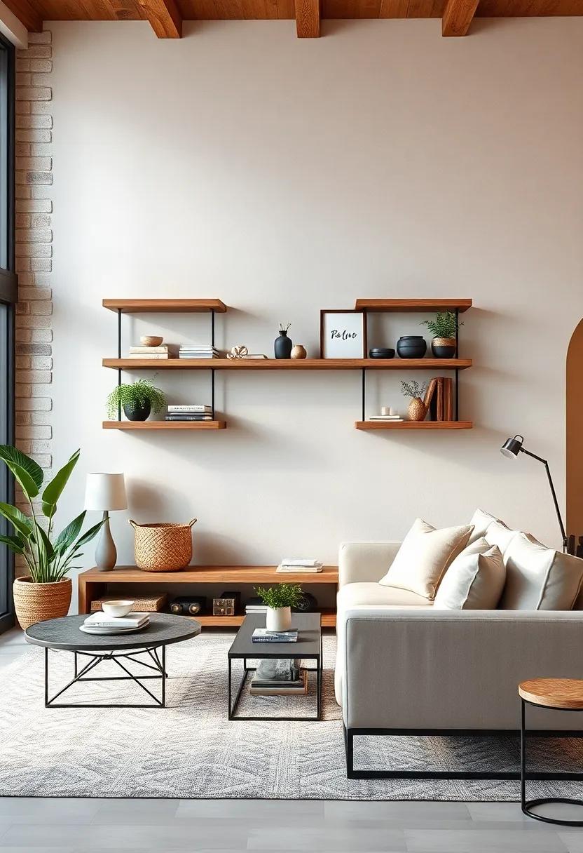 Rustic Elegance: discover the​ beauty of ‍rustic shelving made‌ from ⁣barn wood, perfect for adding ⁢character and warmth to ‌modern living ⁢spaces