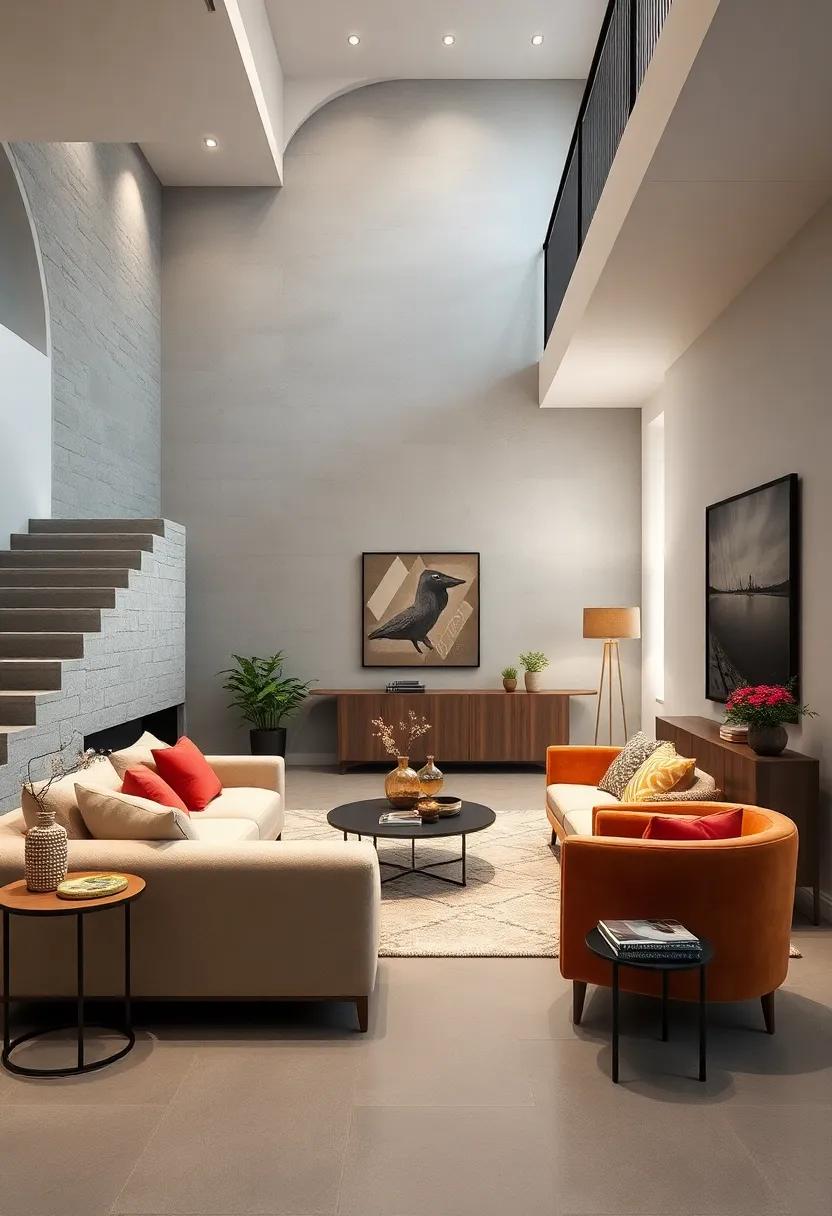 Slim Console Tables That Enhance Space Efficiency Beneath Staircases