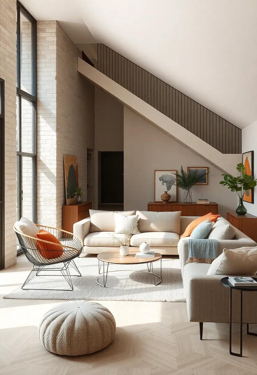 Delicate Wireframe Furniture Designs Balancing Lightweight Style And Utility Under Stairs