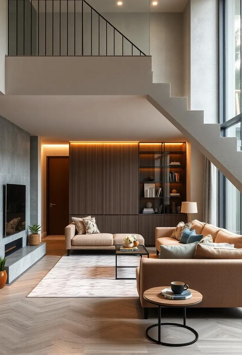 Hidden Pull Out Desks Transforming Stair Under Areas Into Productive Workstations