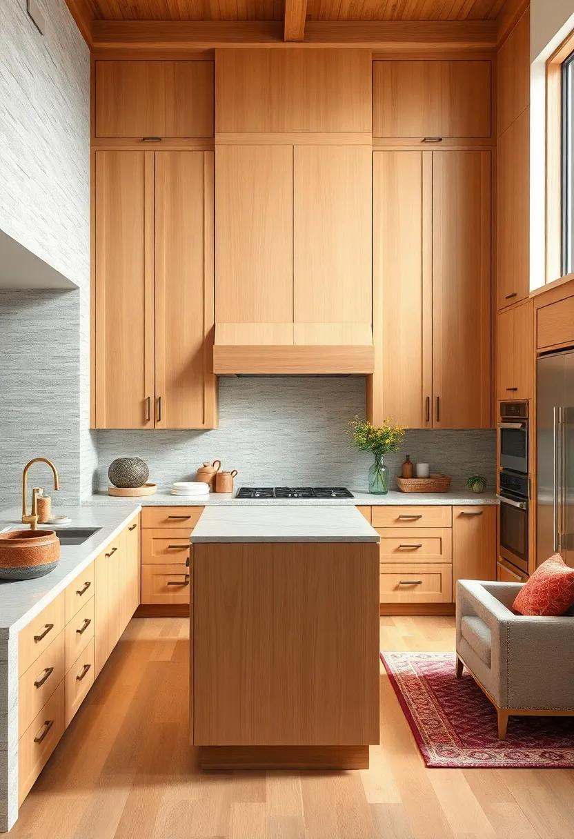 Floor-to-Ceiling Elegance: Investigate the impact​ of tall ‌maple cabinets that​ reach the ⁤ceiling, creating a sense‌ of grandeur