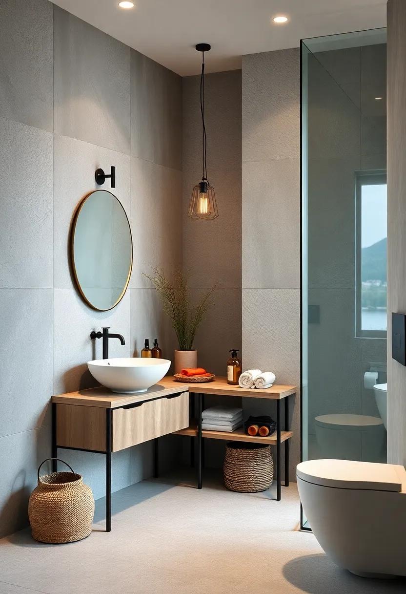 Console⁣ Tables: Incorporate a slim ⁣console table for stylish storage options and a place‌ to display chosen decor, ideal⁣ for wider ⁤bathrooms