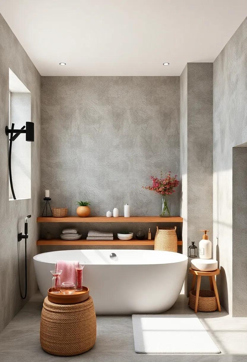 Storage-filled Aquatic Decor: Use⁢ waterproof containers designed as⁤ decor elements in your bathtub area for added​ storage without ​compromising ⁢style