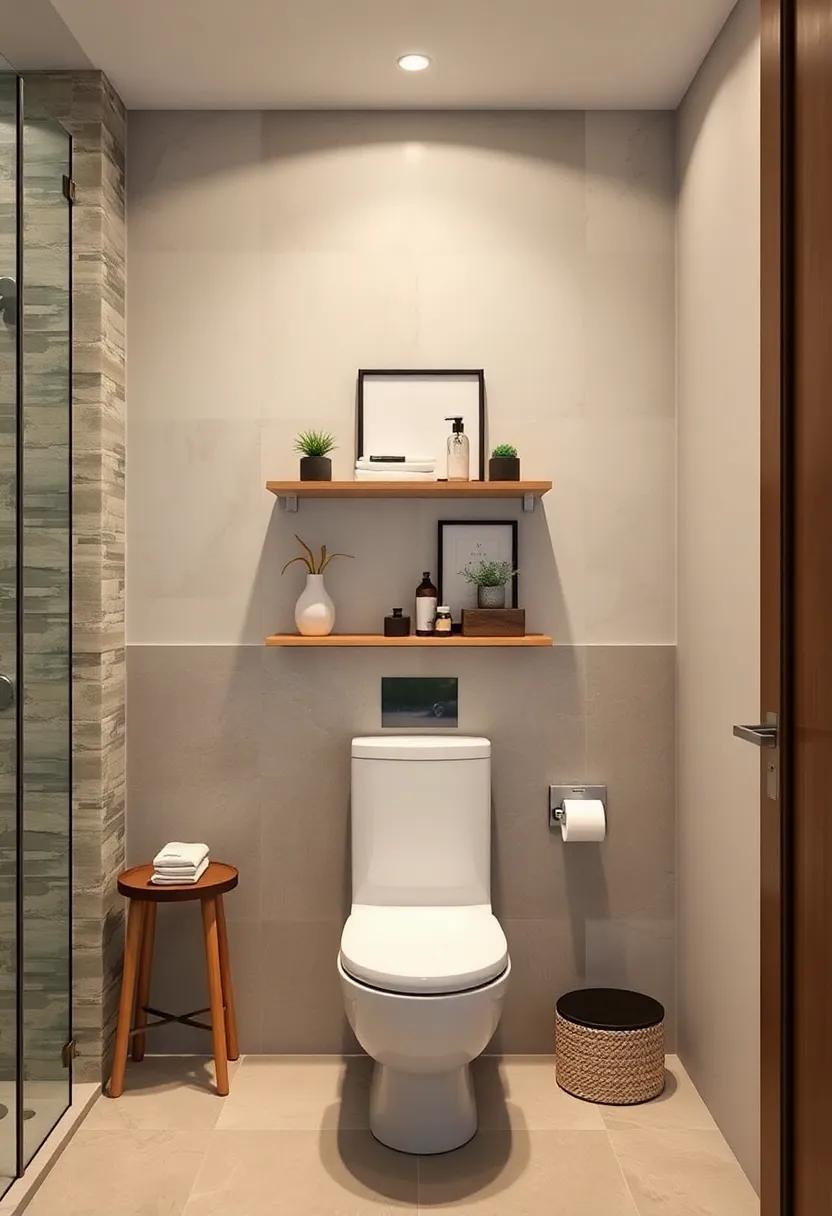 Over-the-Toilet Shelving: Optimize ⁤unused space with over-the-toilet shelving that provides extra ⁢storage ⁣for linens or decorative⁤ items ⁤without invading valuable ⁤floor area