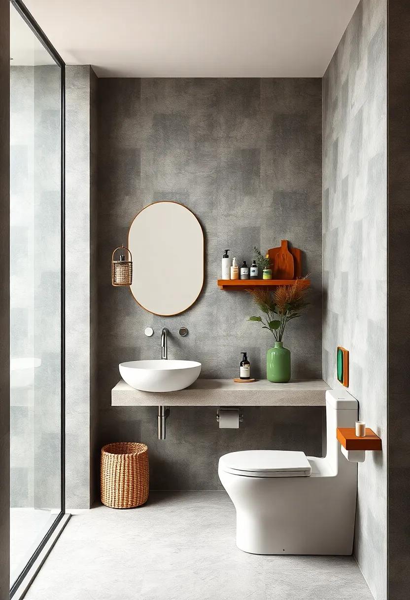 Wall-Mounted ‌Organizers: Install ⁣wall-mounted‍ organizers ⁣for ⁤toiletries that save counter ⁤space while ⁣adding a pop⁢ of⁣ color or design to your walls