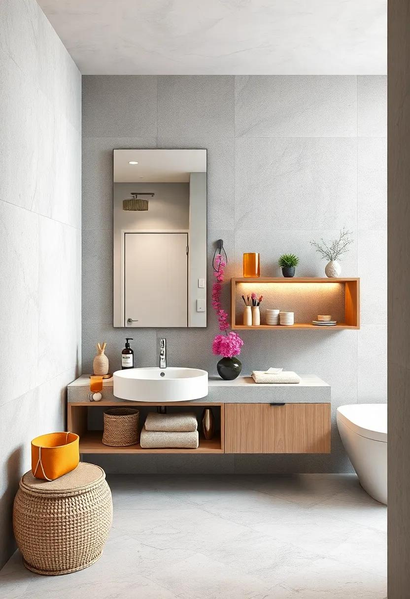 Multi-Functional Mirrors: Invest in mirrors with⁣ built-in ​storage or shelves; ⁣these dual-purpose pieces​ can hold makeup ‌and brushes while enhancing your space