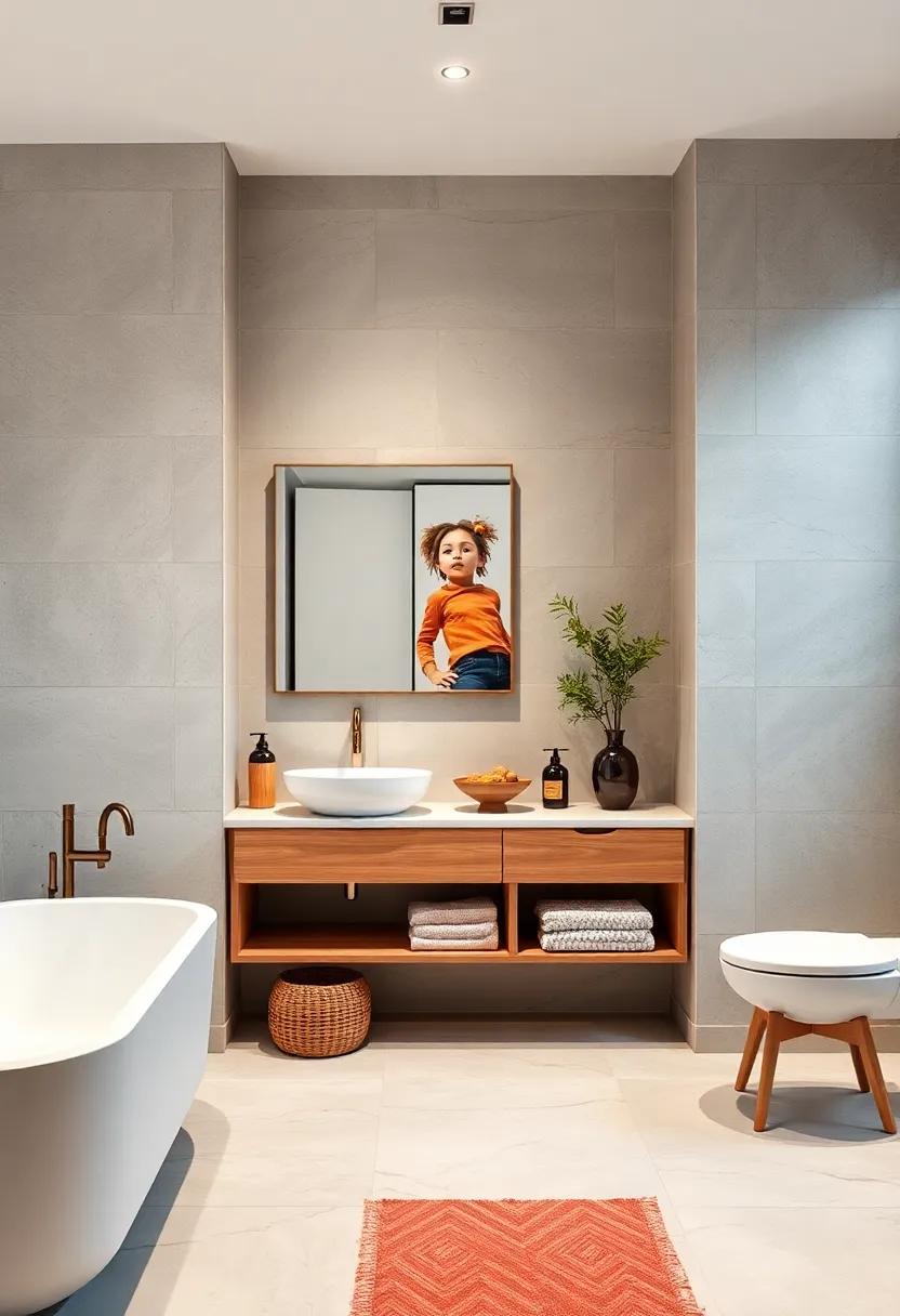 Fold-Down Counter​ Space: ​utilize ⁤fold-down ​counter extensions for temporary extra space to hold items ‍when needed, perfect for small⁢ bathrooms