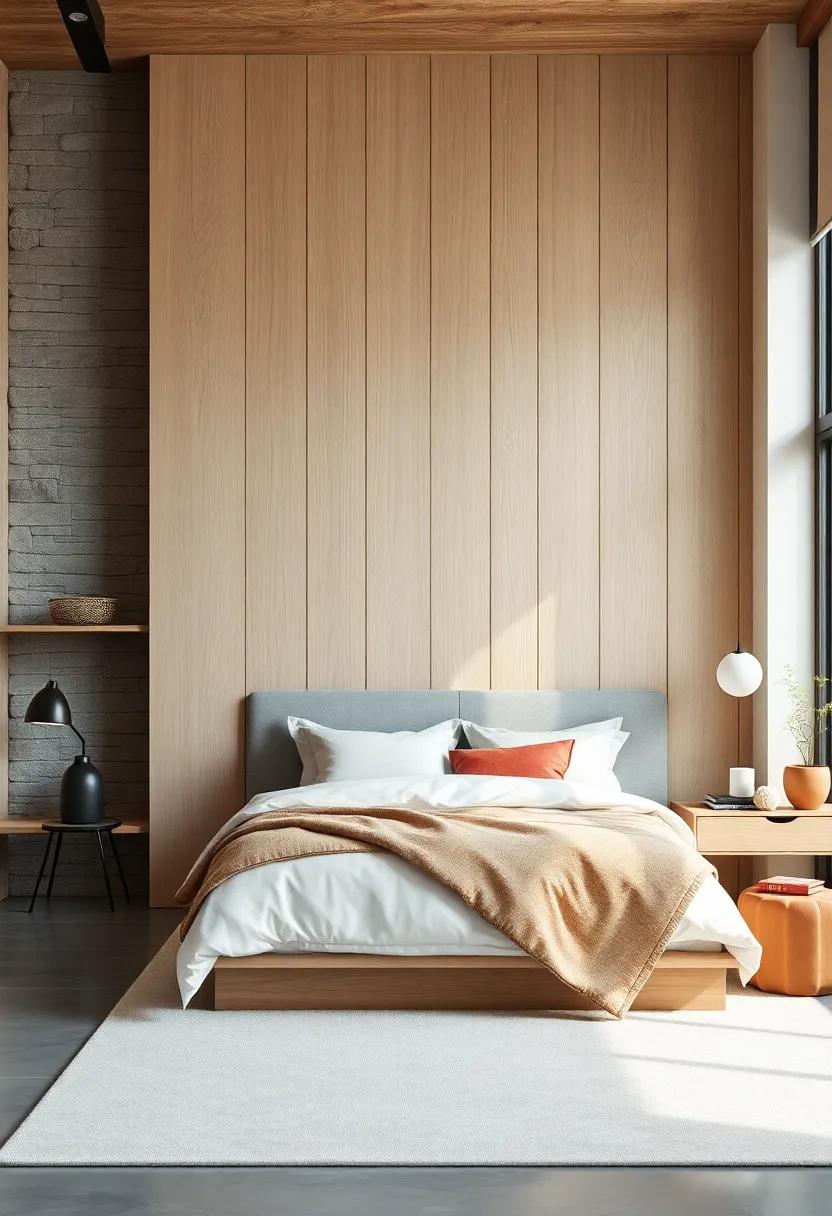 Statement Lighting: Use a sculptural light fixture ‍made⁢ from light wood to ⁢serve as a focal point while illuminating the room