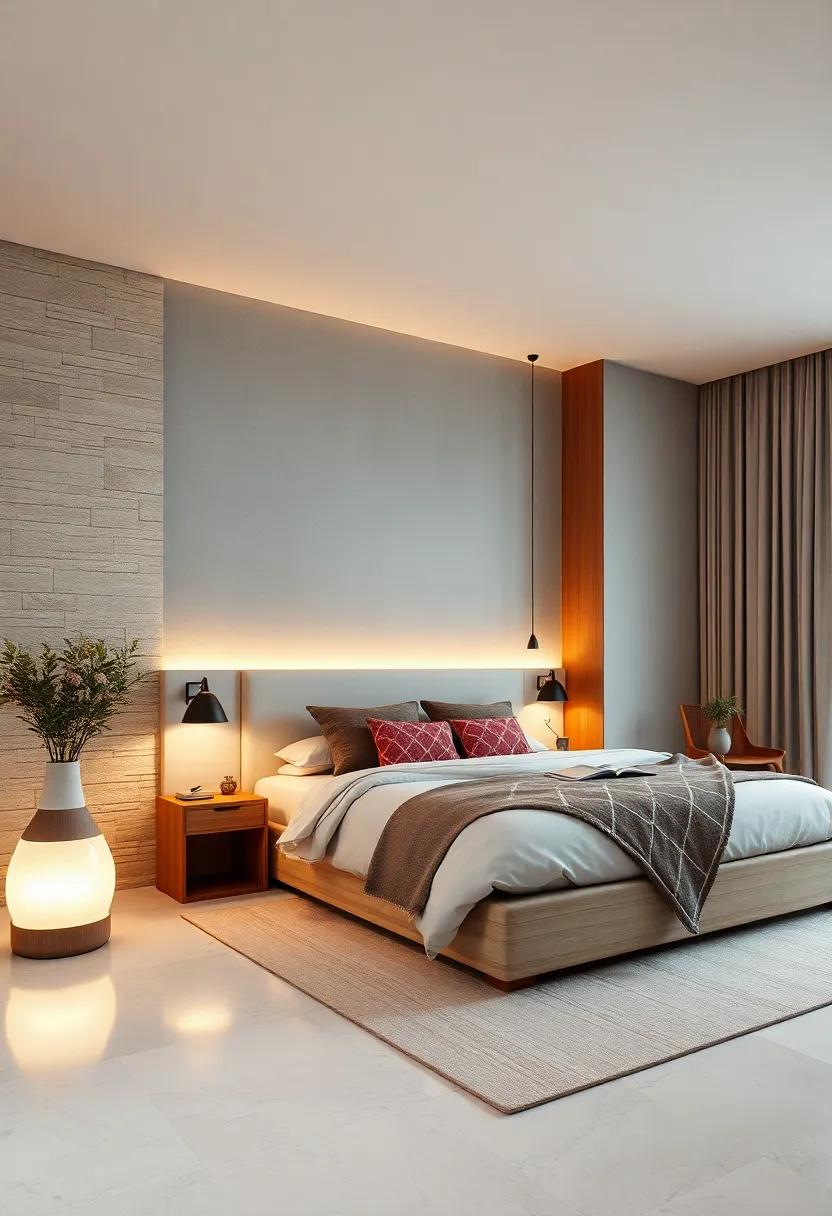 Soft ⁤Lighting Options: ⁣Enhance the cozy ⁢feel ⁤with light wood lamp‌ bases that emit a warm,inviting glow for evening relaxation