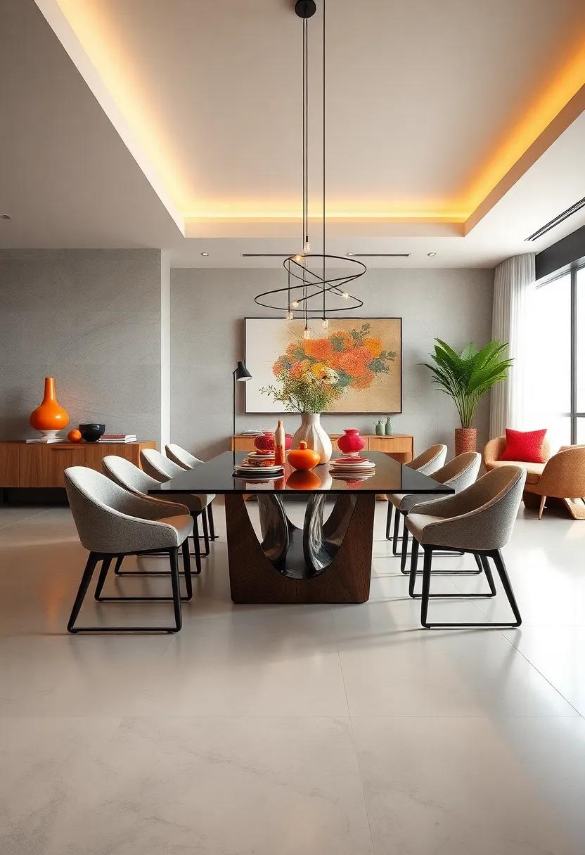 Floating Designs: ⁢Capture ​the illusion of‌ space ⁣with ⁣a dining table that appears to float,⁣ elevating the modern⁤ atmosphere of your home