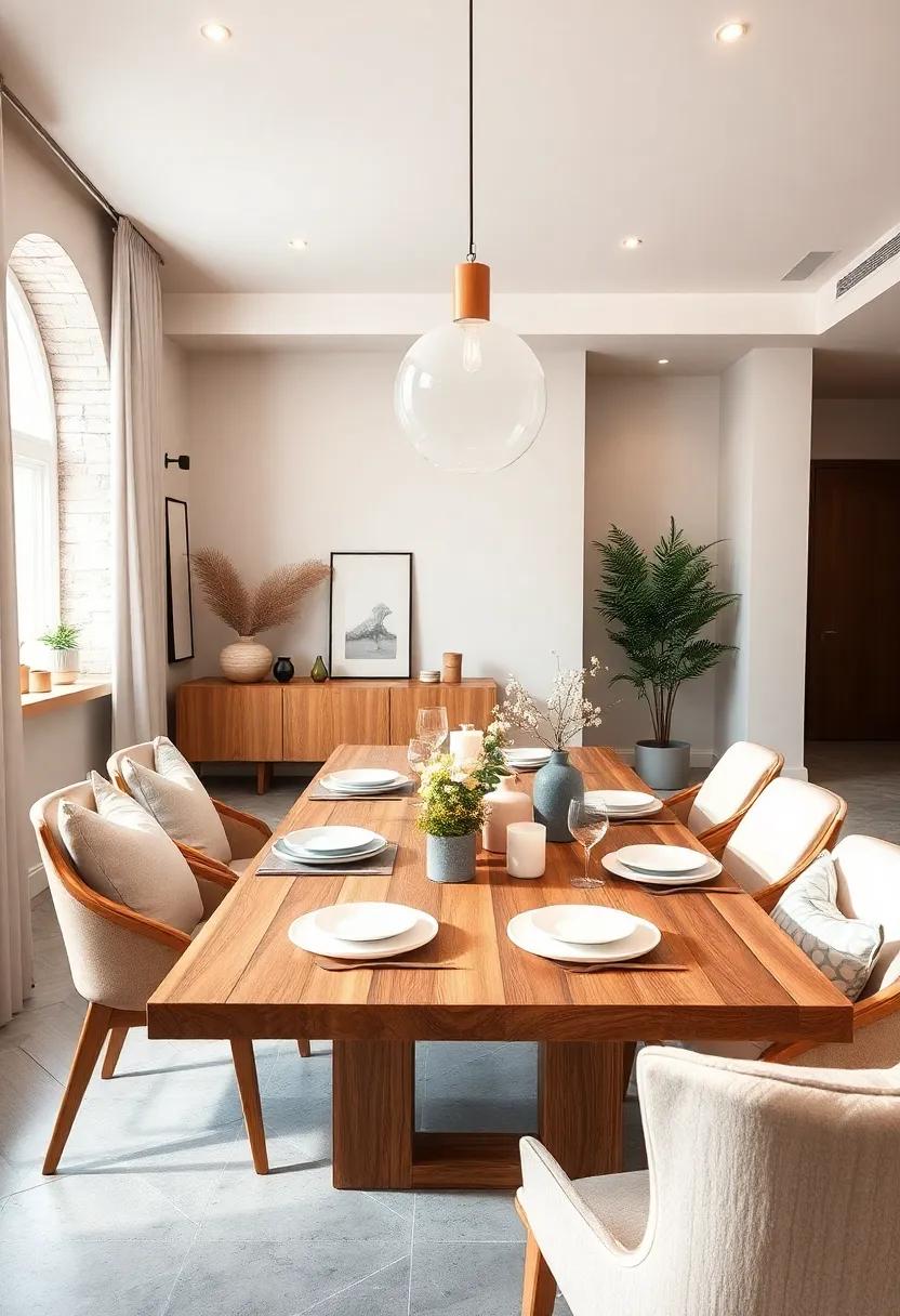 scandinavian Warmth: Opt for ⁢a cozy wooden⁣ table topped with soft,pastel decor for a‍ Scandinavian-inspired retreat at home