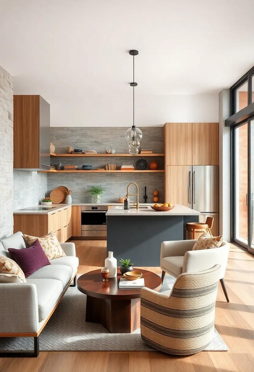 Mixed Materials: Combine wood, metal, and stone elements to create a‌ dynamic and‍ visually​ interesting space