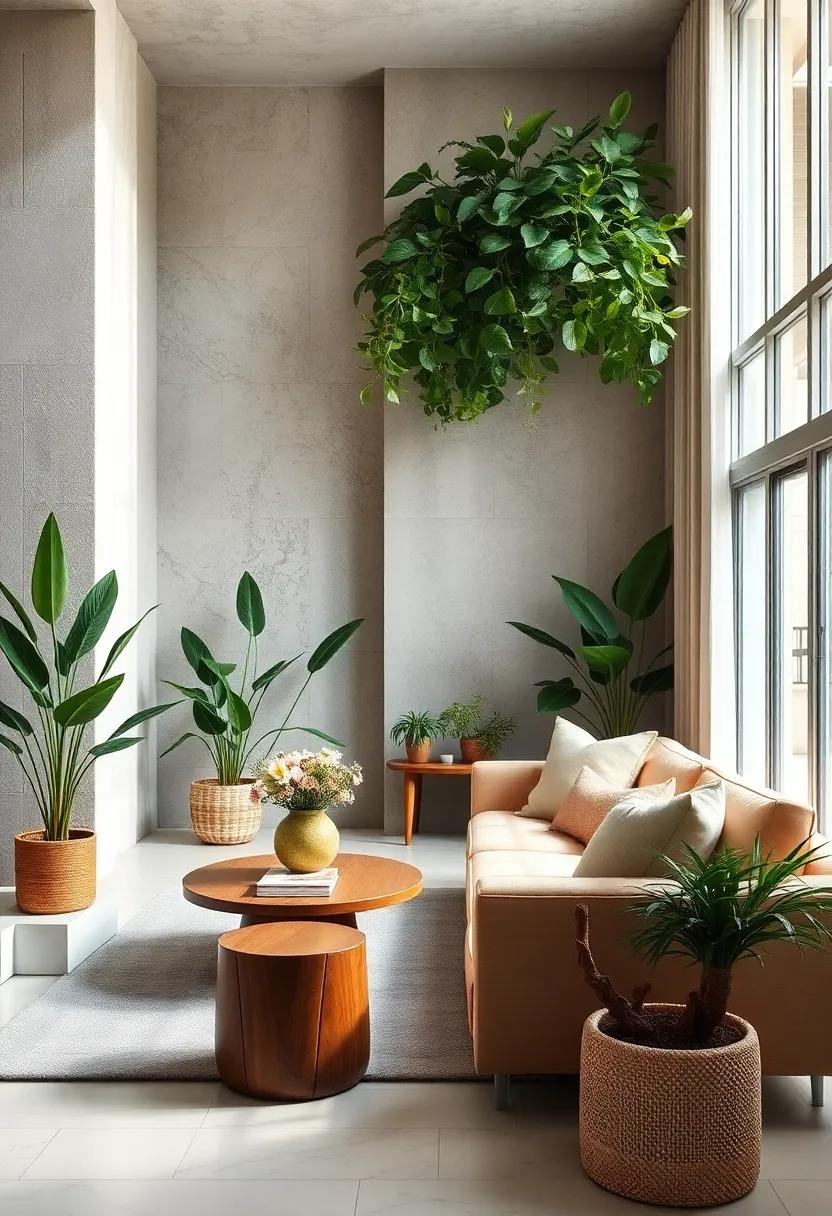 Positioning Greenery and Indoor Plants to Bring Life and Freshness to Neutral-Themed Rooms