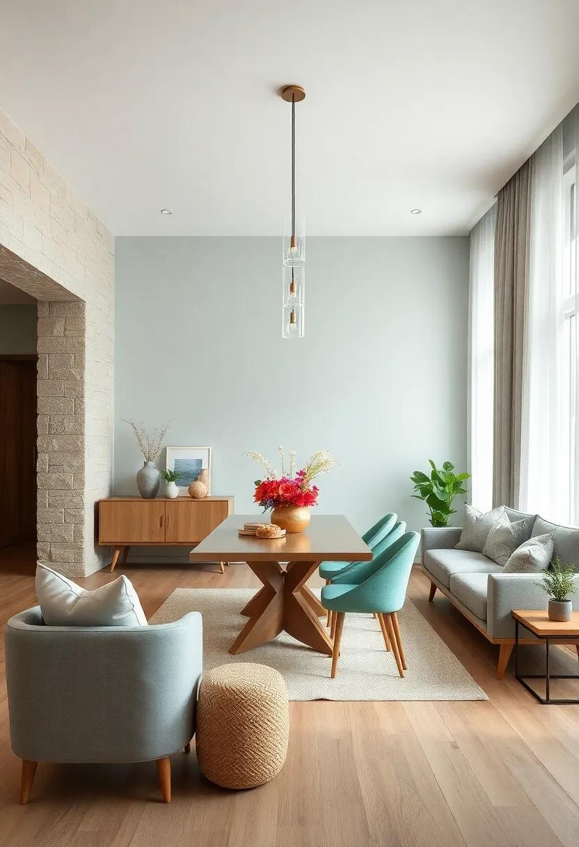 Sage Green and Light Gray: Infuse your space with a ⁢touch of ⁢nature by⁤ combining serene sage green with a gentle light gray