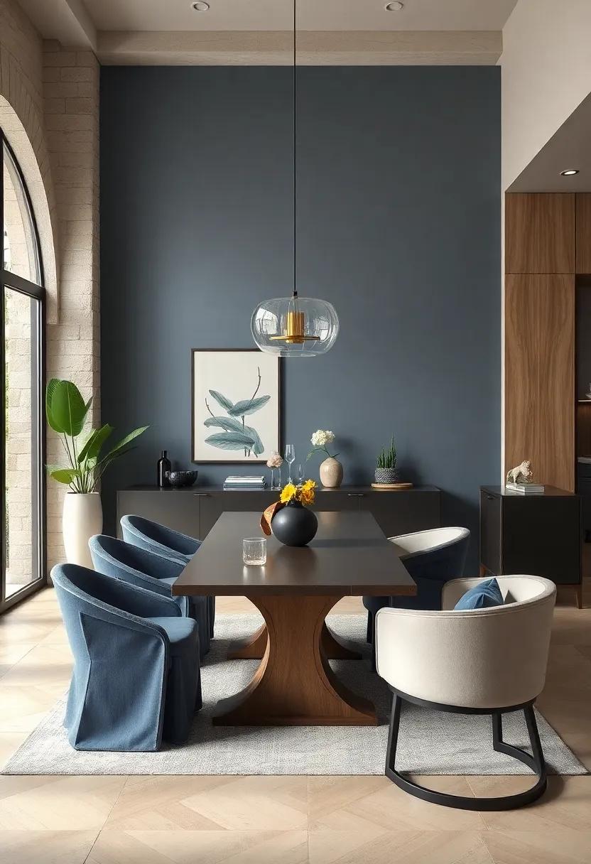 Dusty Blue and Charcoal: Create a calm, sophisticated vibe by mixing dusty blue with rich charcoal ⁤accents for a balanced contrast