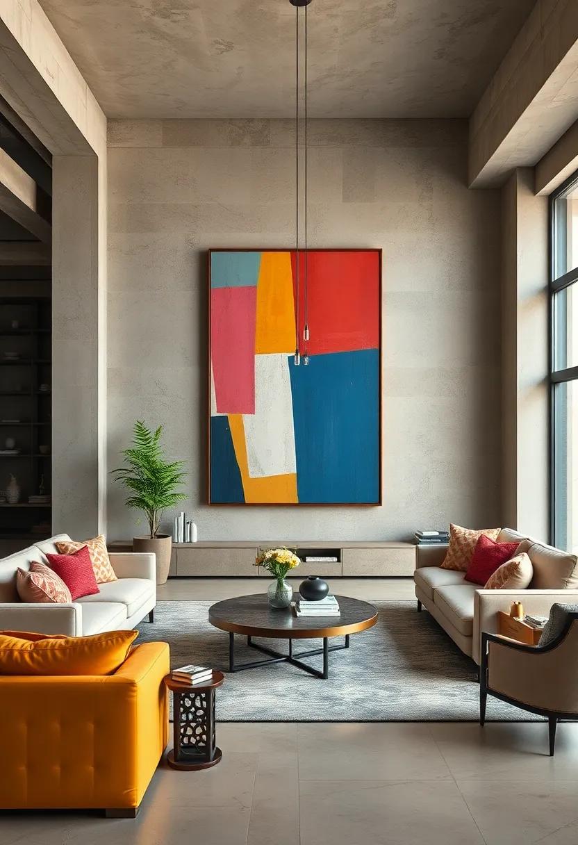 Industrial Spaces Elevated By Monumental Cubist Art Bringing Bright Geometry To Raw Materials