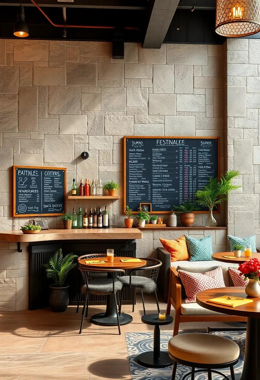 Playful Iconography to Highlight Food and Beverage Options on Outdoor Menus