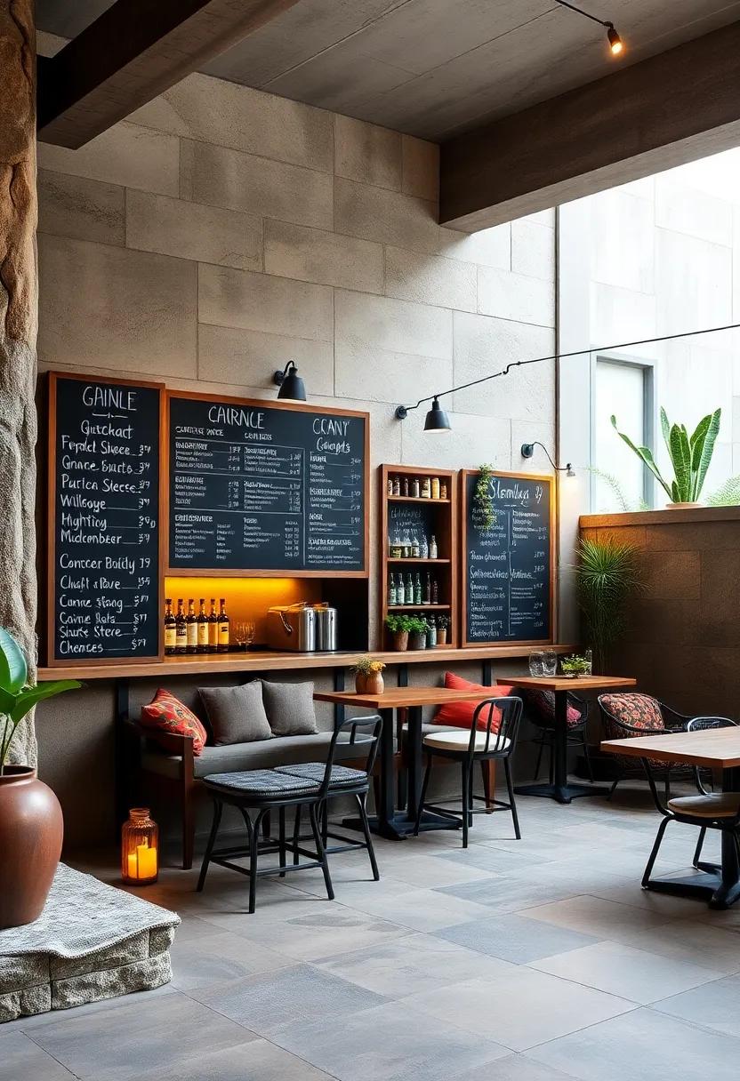 Minimalist Chalkboard Layouts That Enhance Readability and Outdoor Aesthetics