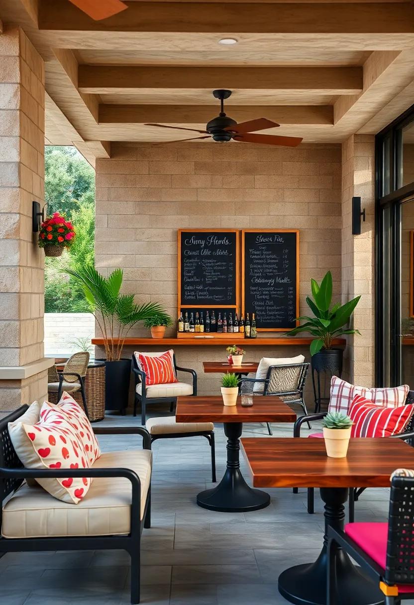 Vibrant Hand-Drawn Illustrations to Elevate Your Patio Bar Menu Display