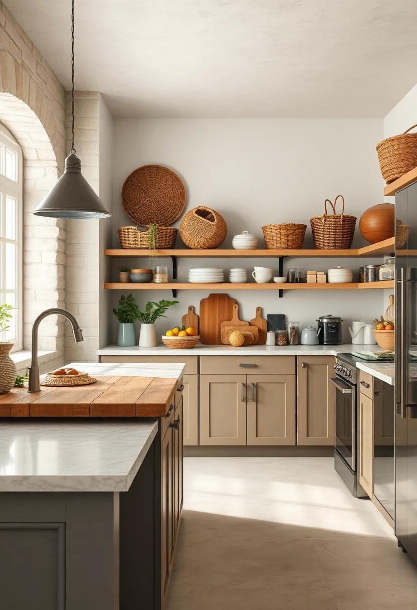 Artisan Baskets: Organize ⁤your pantry ⁤with handcrafted artisan baskets that bring warmth⁣ and character to your storage solutions
