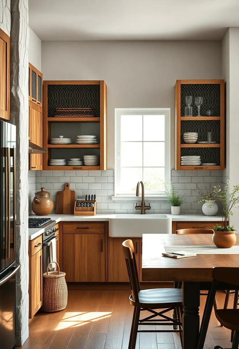 Chicken Wire Cabinets: ⁣Replace⁣ cabinet doors ‍with chicken​ wire to ⁤produce ‌an open ‌feel while‌ allowing ​dust to⁣ settle⁤ outside⁣ your rustic⁣ decor