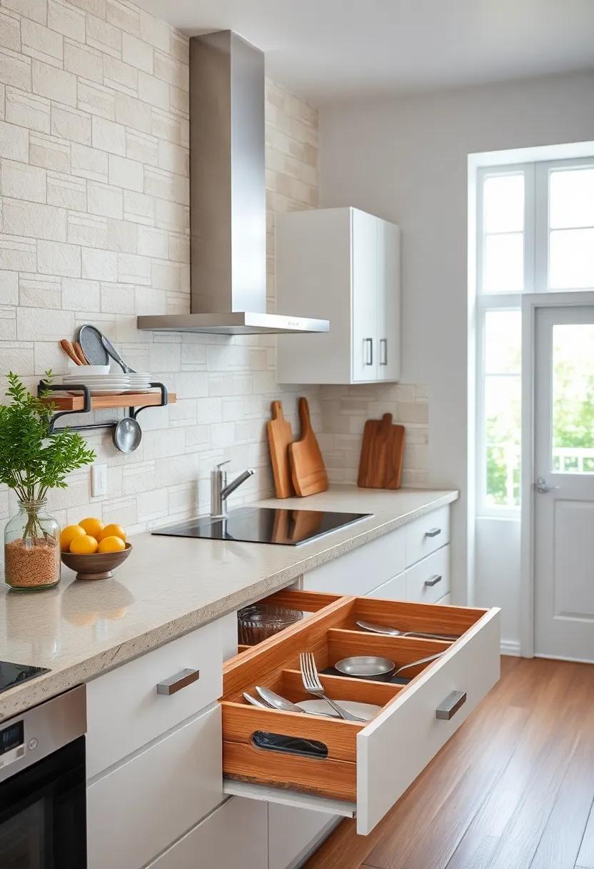 Rustic⁢ Drawer Dividers: DIY wooden dividers‍ for kitchen ⁣drawers help keep utensils and tools neatly organized, promoting efficient⁣ cooking ​while looking great