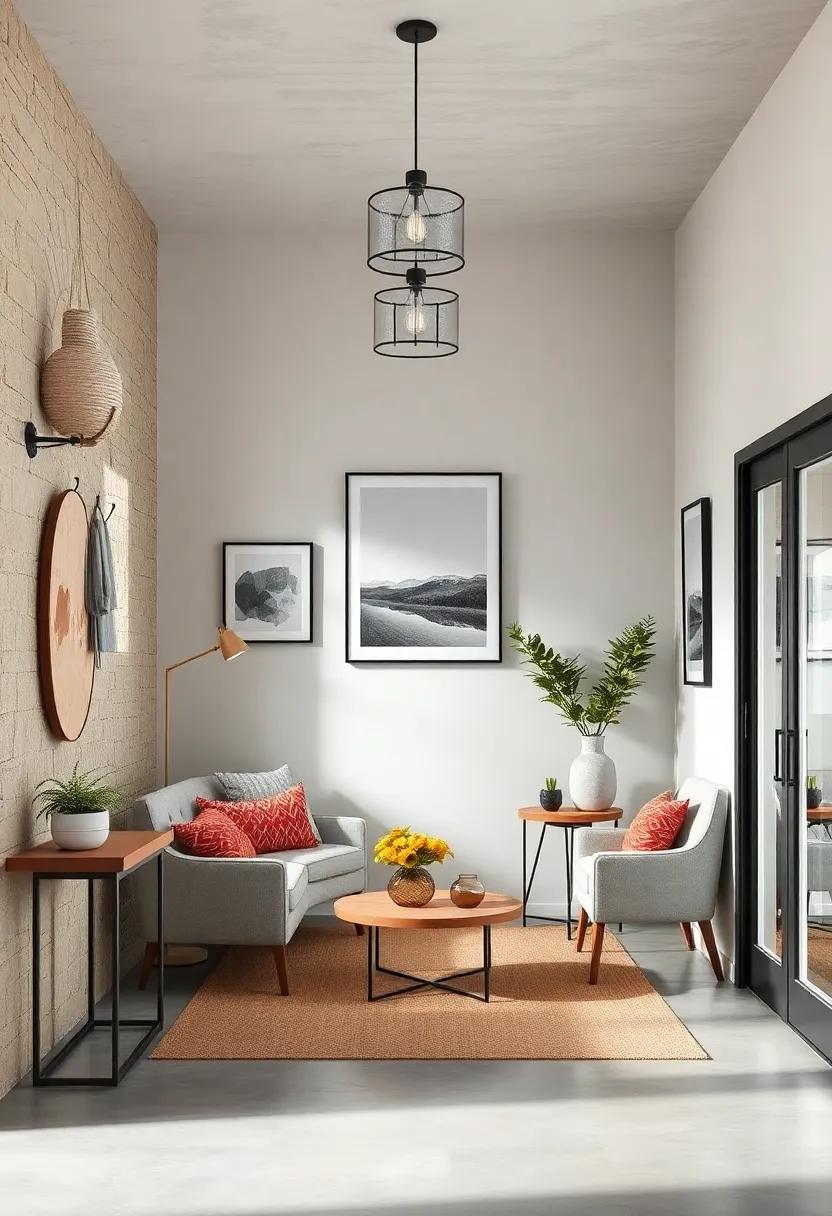 Understated Art and Framed Prints Adding Personality Without Overwhelming Minimalist Scandinavian Entryways