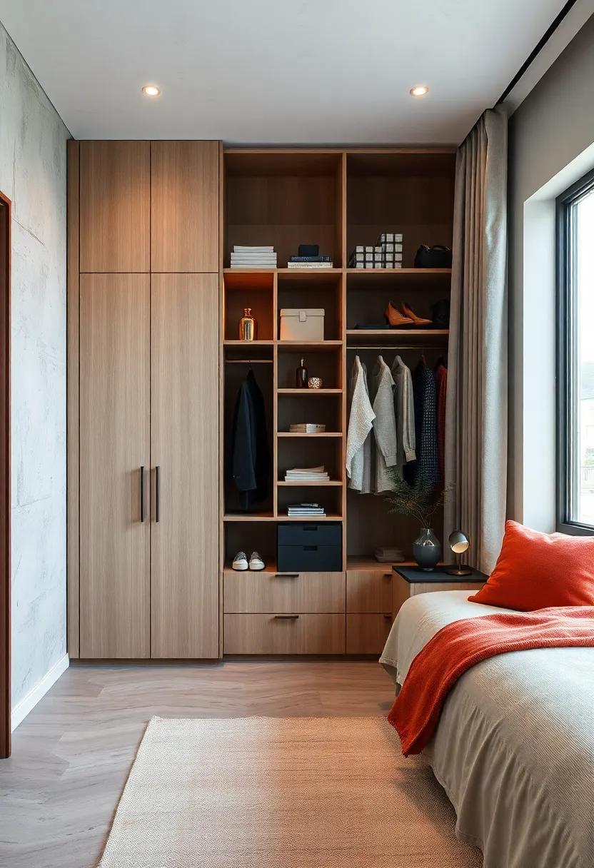 Floor-to-ceiling Wardrobe: Take​ advantage of vertical space by ⁢opting for a ⁤sleek floor-to-ceiling wardrobe, providing generous storage while enhancing‍ the room's ⁣height