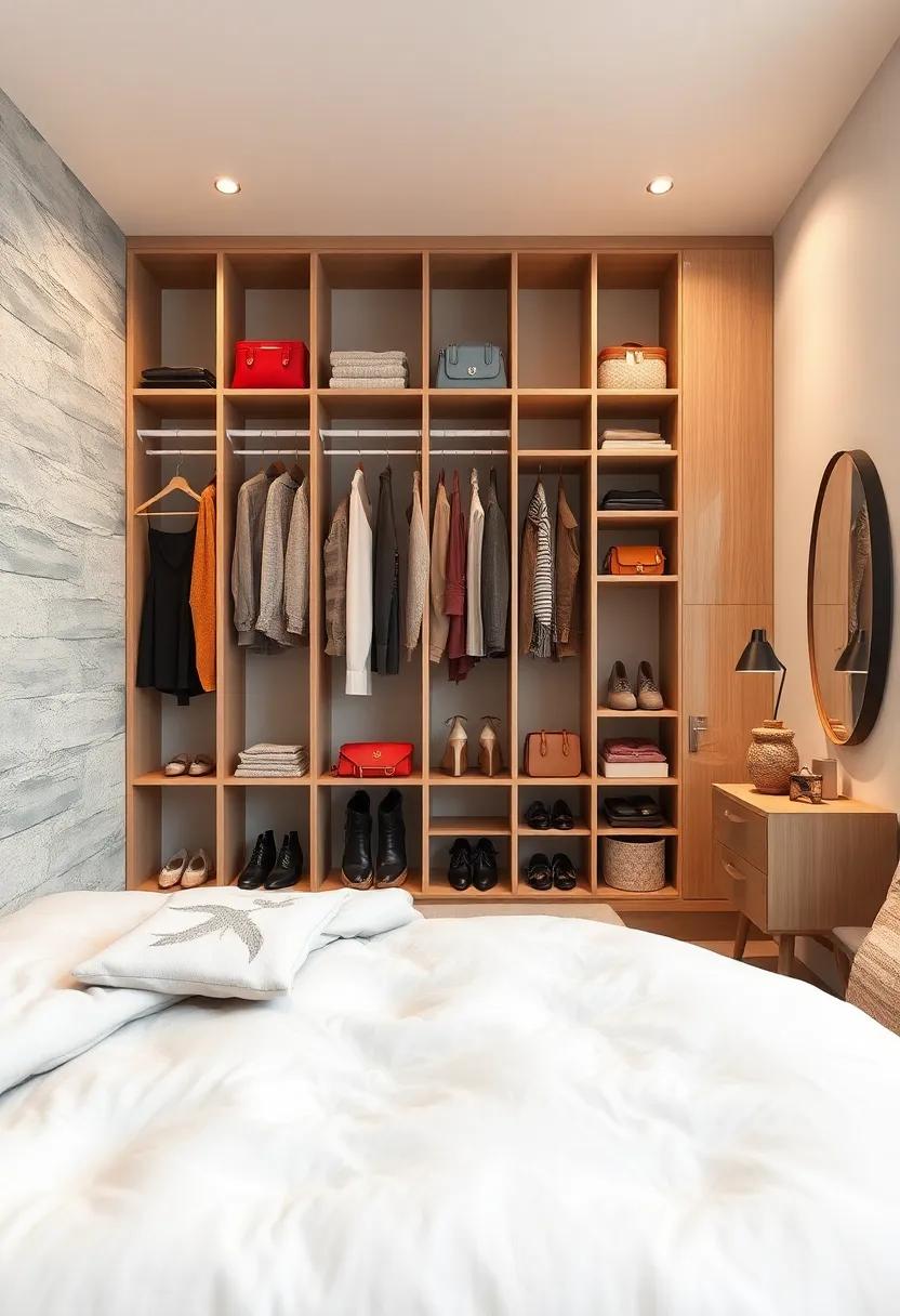 Modern Cubby Wardrobe: ‍Incorporate cubby-style storage ‌for ‌a playful yet organized way to display‍ shoes and bags alongside clothing