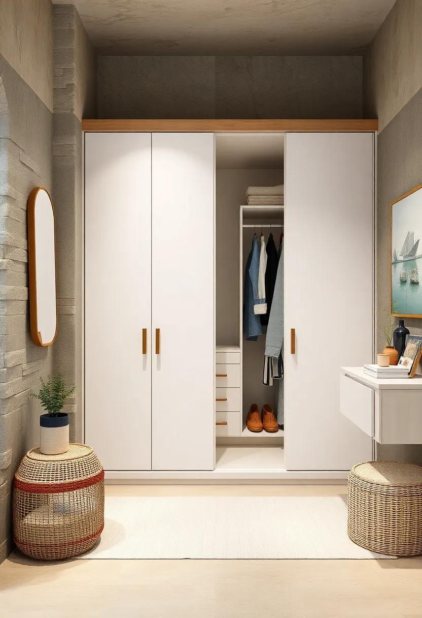 Nautical-Inspired Wardrobe: Channel a seaside vibe with a wardrobe that uses navy stripes and beachy tones, perfect​ for ⁤a tranquil retreat