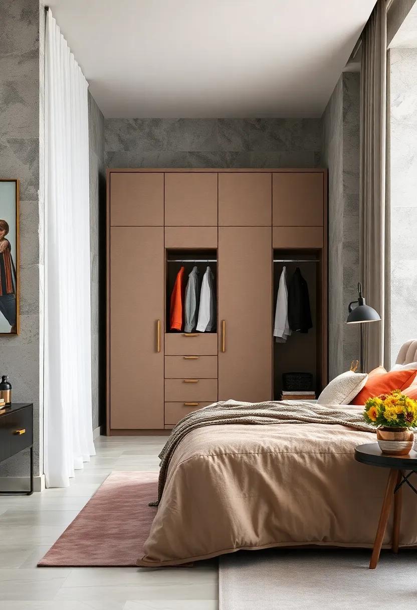 Upholstered Wardrobe:⁤ Add comfort and elegance​ with an upholstered wardrobe,transforming essential storage into⁤ a stylish ‌statement piece