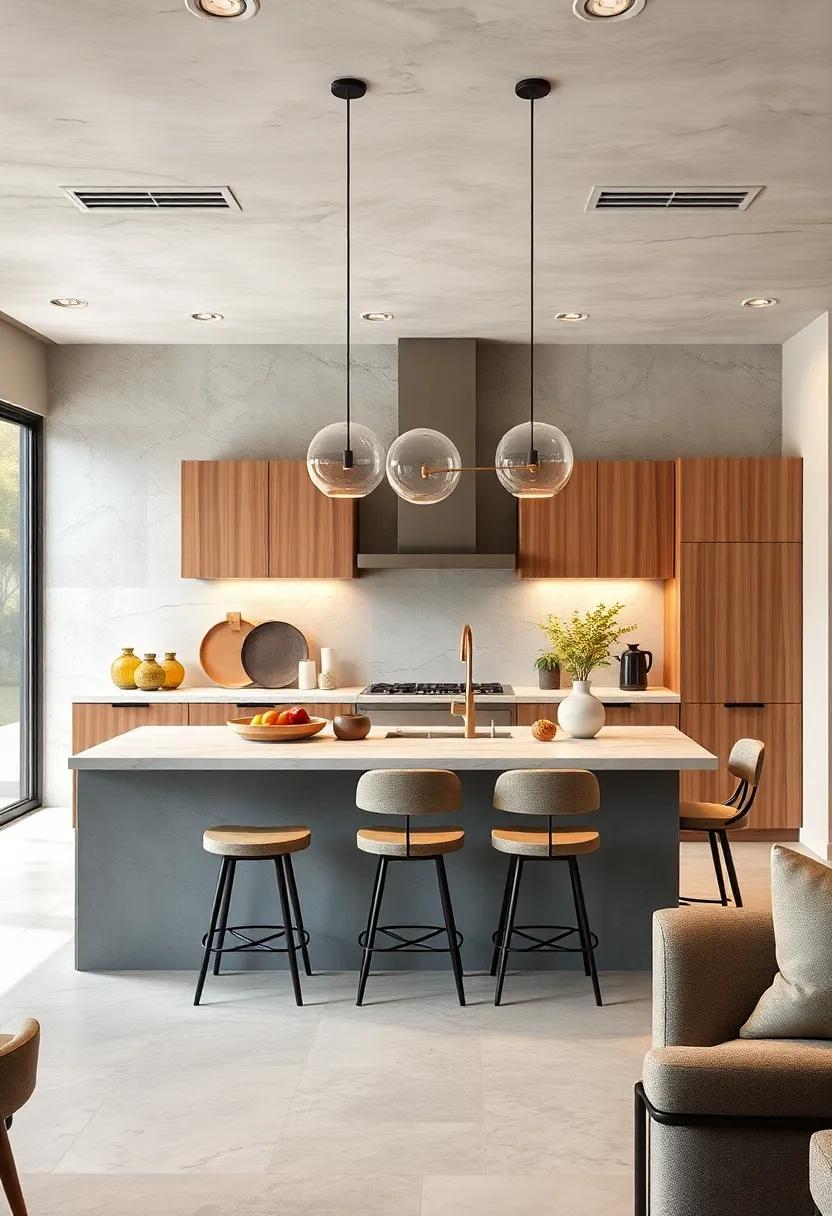 Designing Small Kitchen Islands That Blend Modern Minimalism with Comfortable Seating Nooks