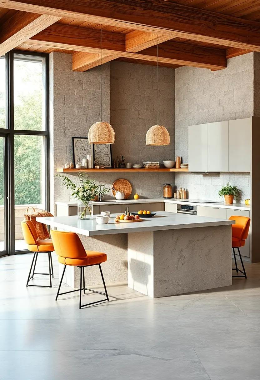 Maximizing Floor Space with Multifunctional Kitchen Islands Featuring Built-In Cozy Seating Arrangements