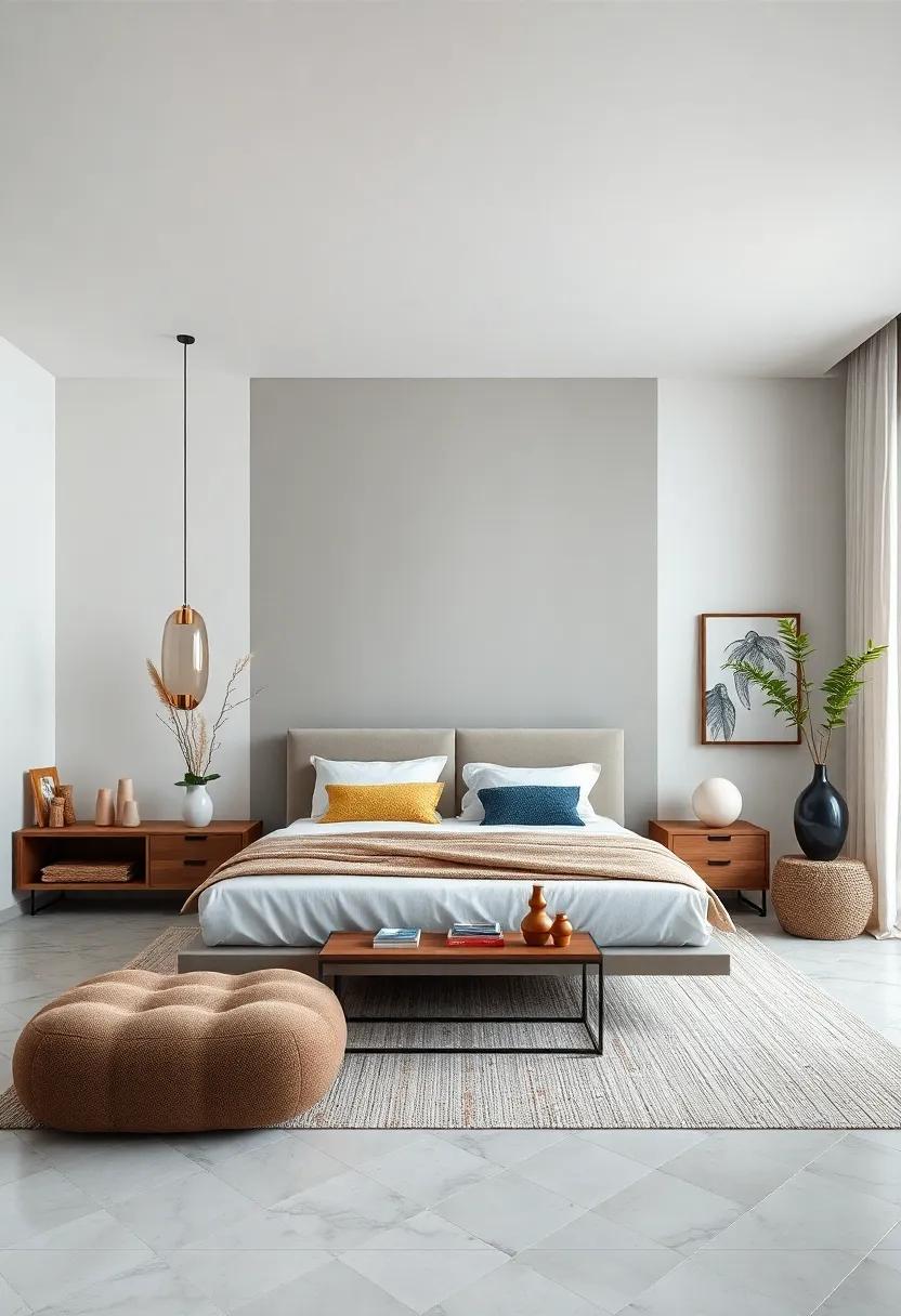 Choose a Sleek Bed frame: A simple, streamlined bed frame can ⁢create a modern look that enhances spaciousness