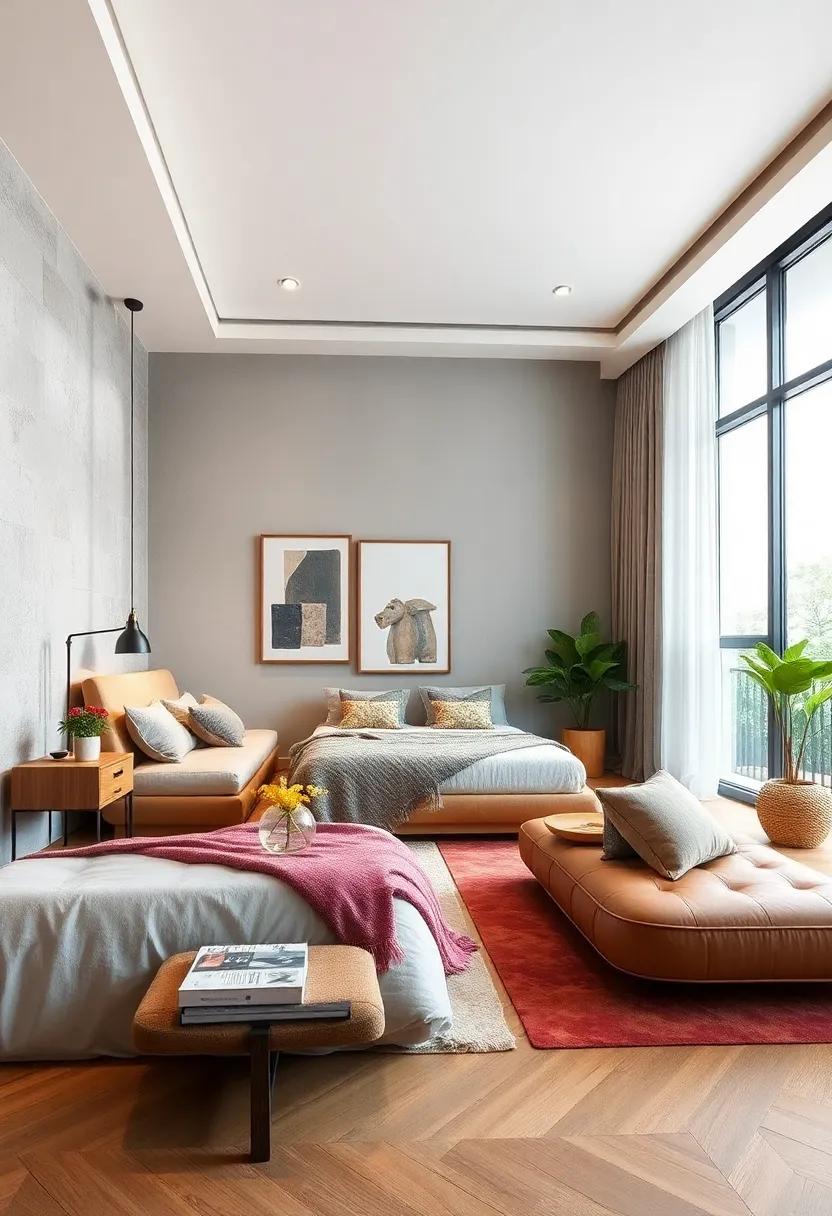 Harmonize Your Color Palette: Stick to a cohesive color scheme throughout the room ‍to ensure all elements work‍ together