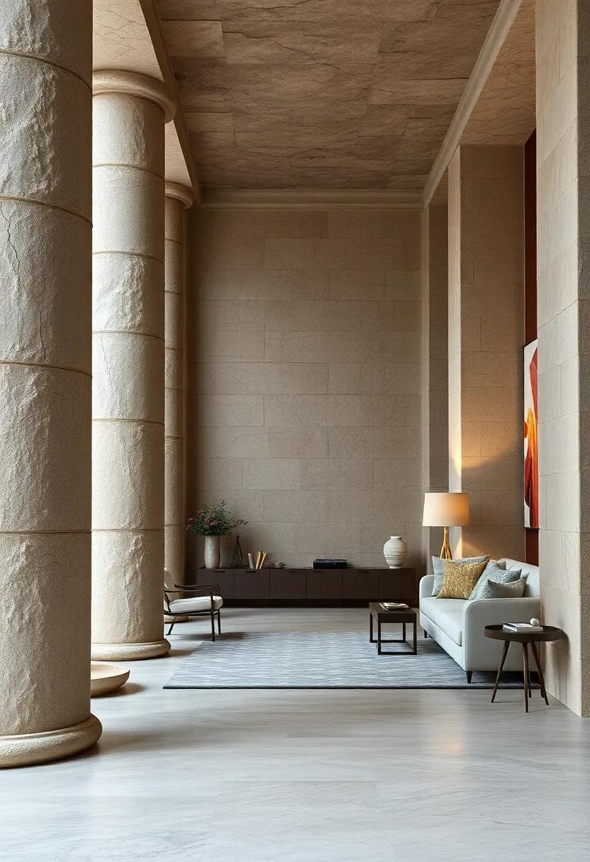 Close-Up View of Cracked and Textured Stone Having Absorbed Generations of Quiet Vigilance