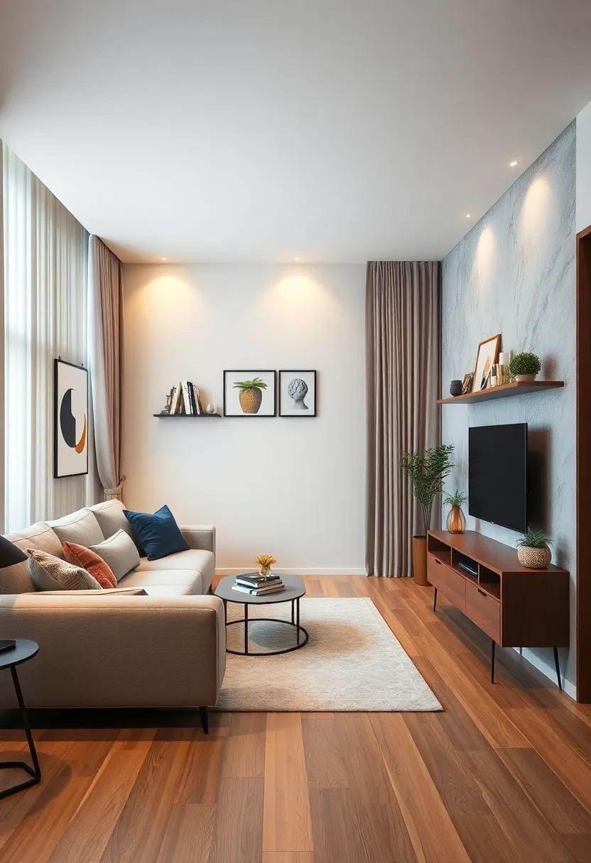 Consider a wall-mounted desk⁢ that folds away when‌ not in⁢ use, giving you a workspace without​ cluttering your living area
