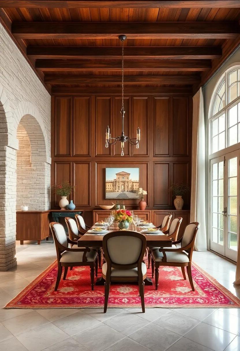 Classic Colonial: ⁤Opt for traditional wood‌ finishes,ornate furnishings,and timeless design elements to create an inviting dining room steeped in history