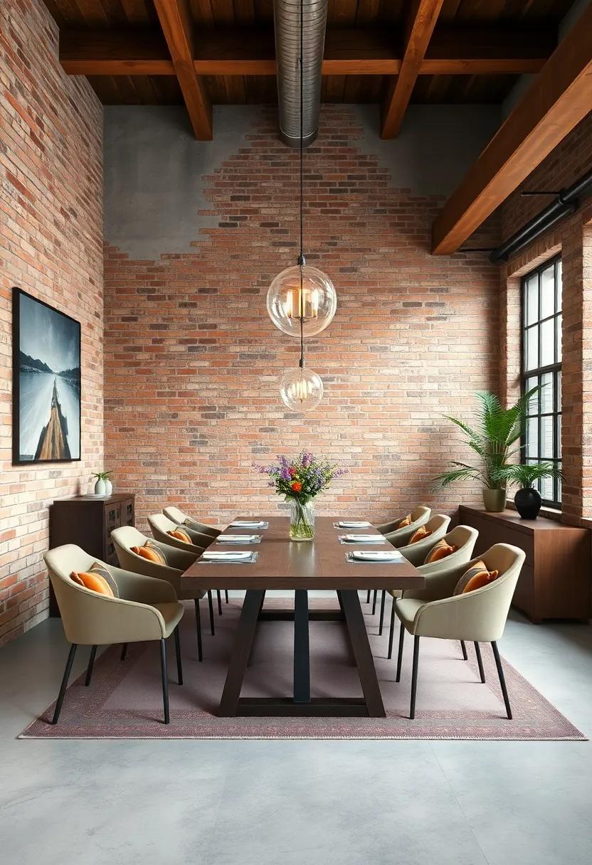 Industrial Edge: Feature exposed brick⁤ walls, metal accents, and wooden beams to achieve a⁣ gritty ⁢yet ‌stylish atmosphere that pays homage to urban chic