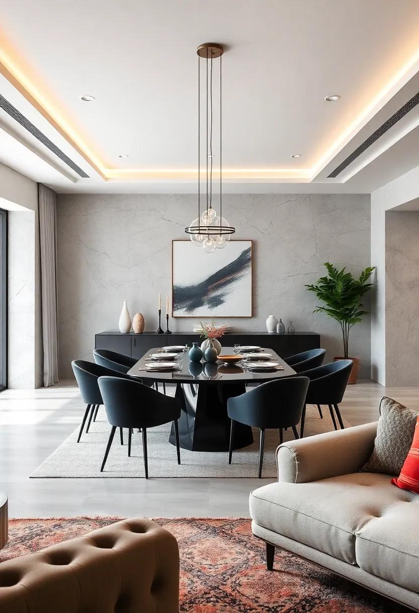 Minimalist Elegance:‍ Clean lines and a monochromatic palette define this style, perfect for those‌ who appreciate simplicity and sophistication in their dining experience