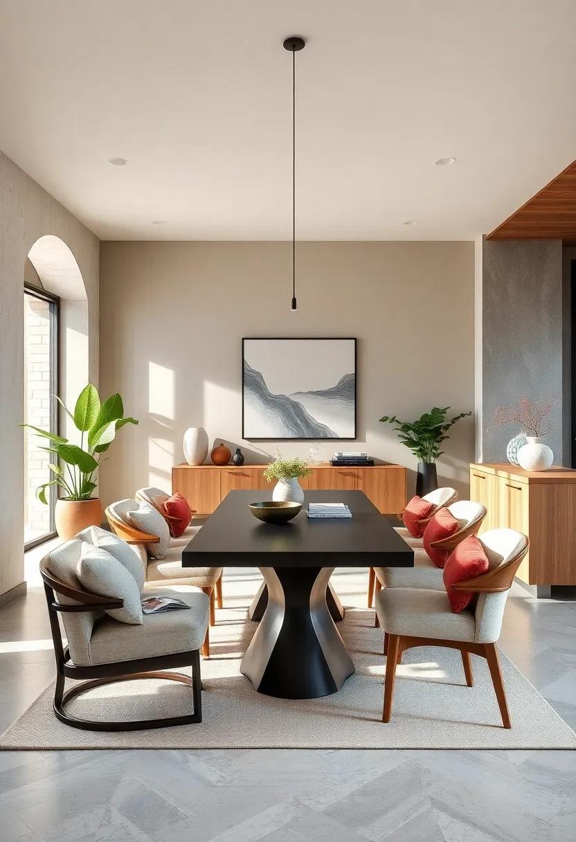 Zen Retreat: Cultivate peace and‍ tranquility with natural wood, soft colors, and minimal‌ decor to transform your dining room​ into a serene haven for ​relaxation and mindfulness